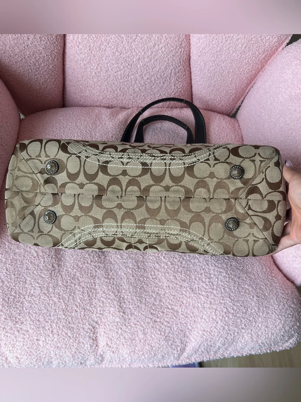 Coach Soho Signature Jacquard Satchel